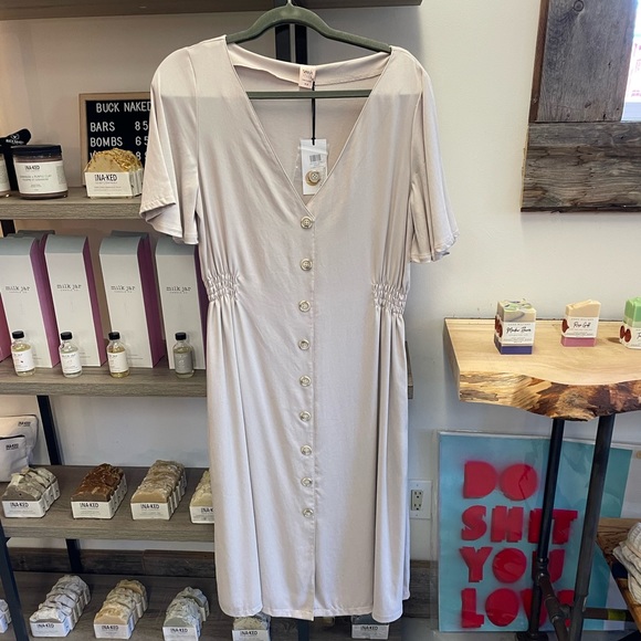 NWT - Smash + Tess Jane Dress in Pearl - Picture 1 of 5